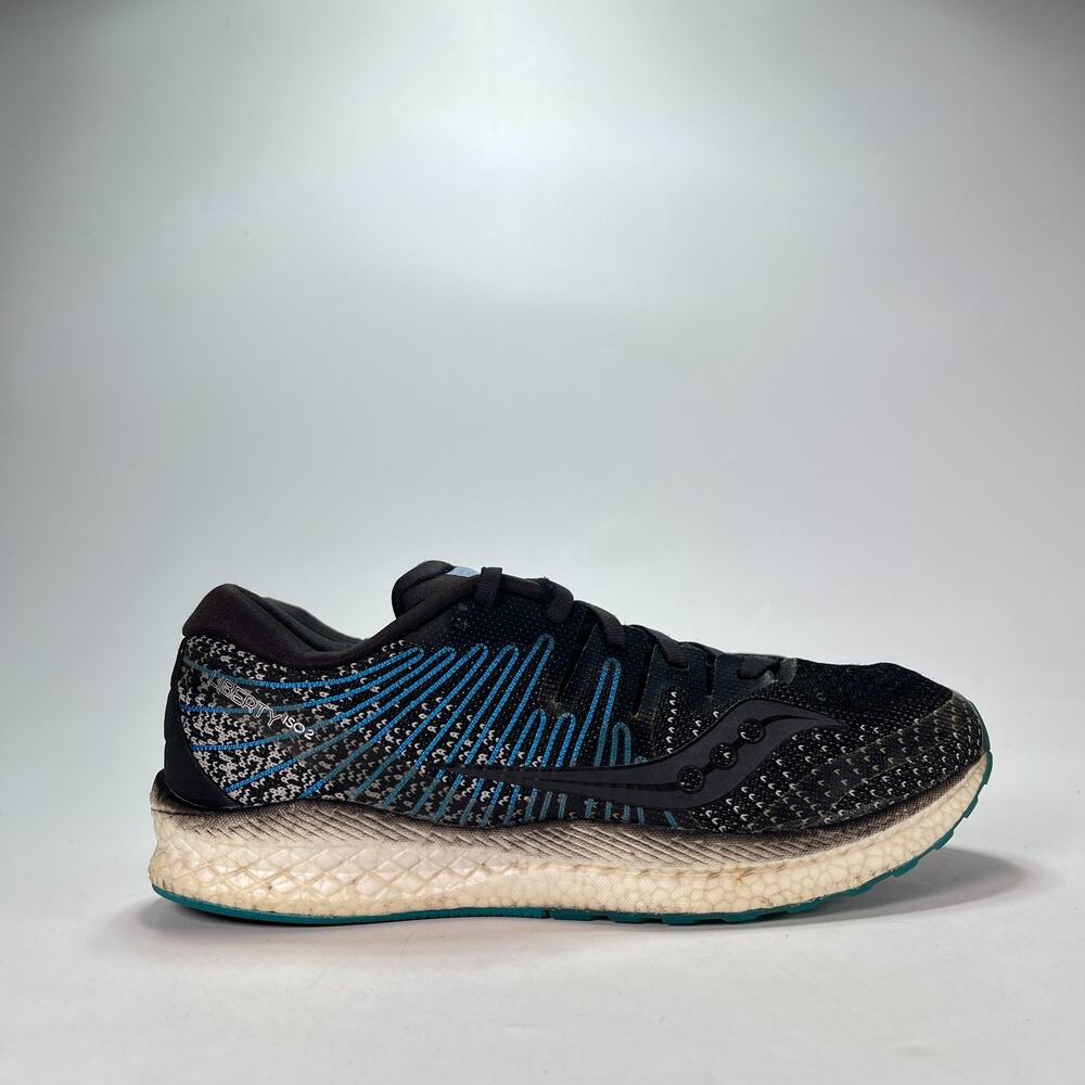 Saucony Liberty ISO 2 Black Blue Running Shoes Sneakers S20510-1 Men’s Size 9